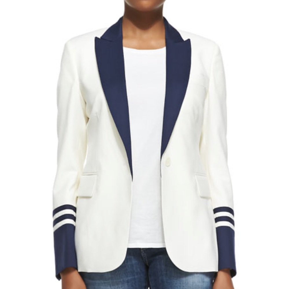 Equipment Anais nautical blazer jacket size 0